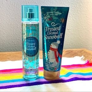 Bath & Body Works Frosted Coconut Snowball Cream